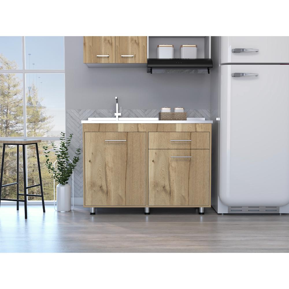 Modulo Inferior Kitchen Niko Blanco Duna 120 Cm