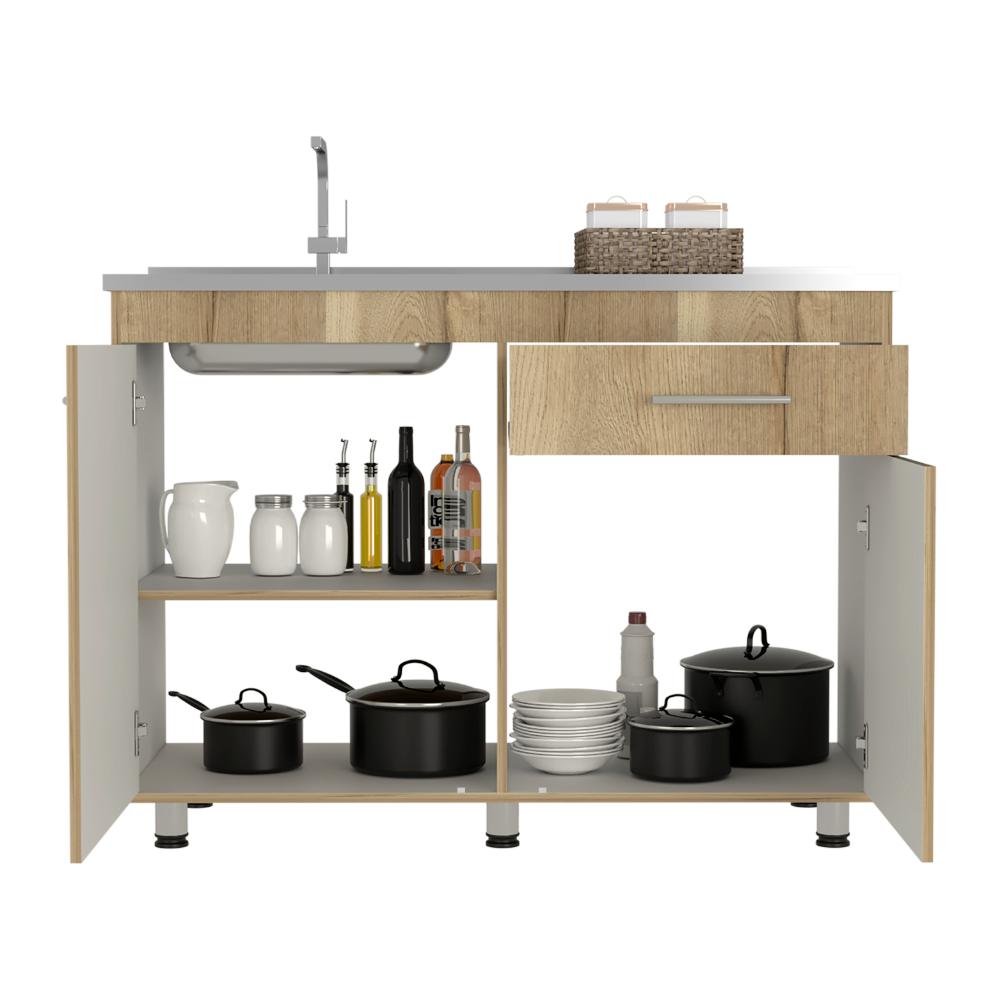 Modulo Inferior Kitchen Niko Blanco Duna 120 Cm