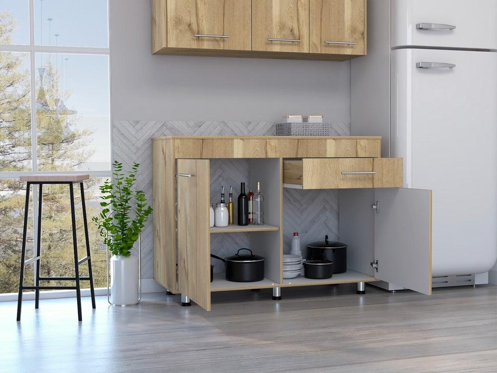 Modulo Inferior Kitchen Niko Blanco Duna 120 Cm