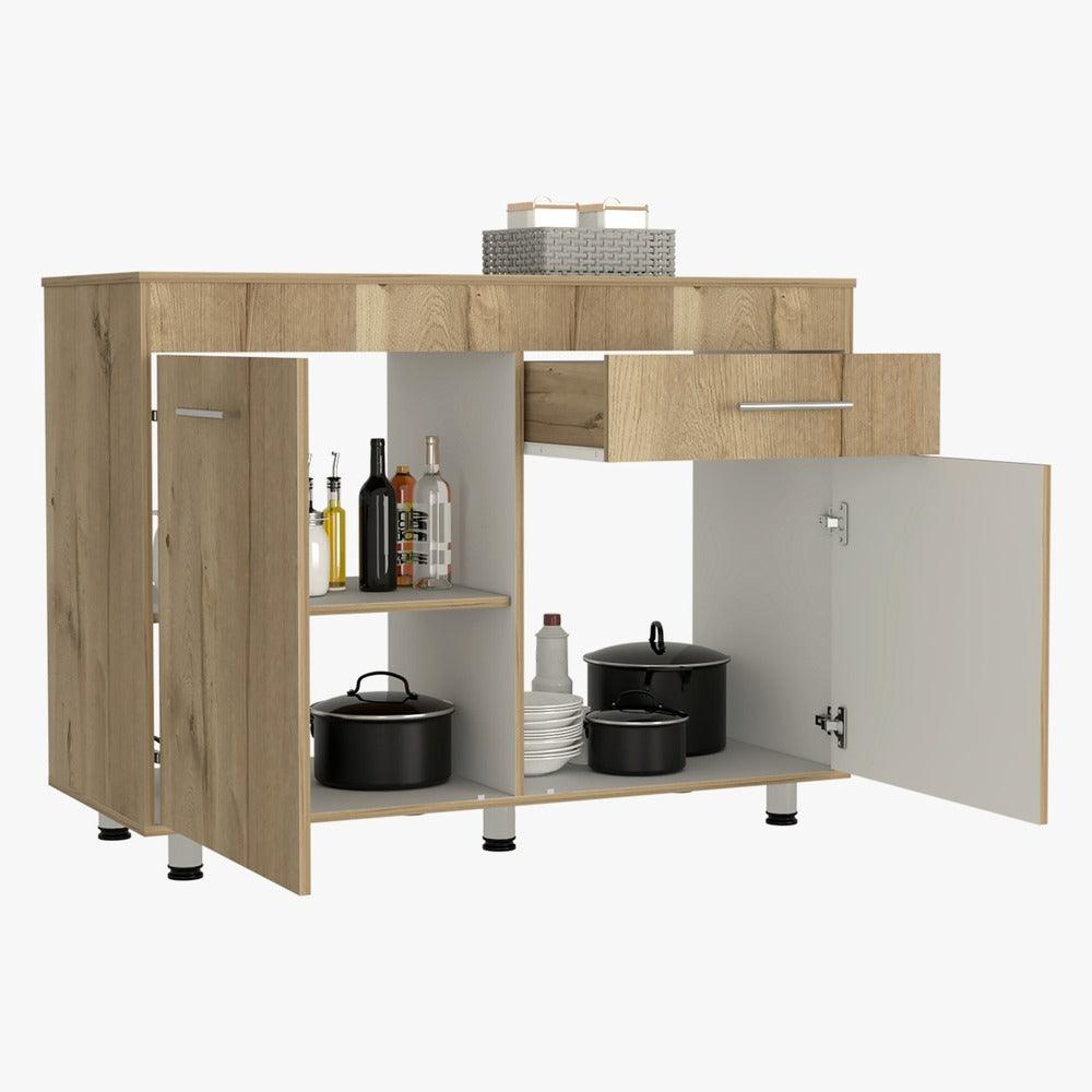 Modulo Inferior Kitchen Niko Blanco Duna 120 Cm