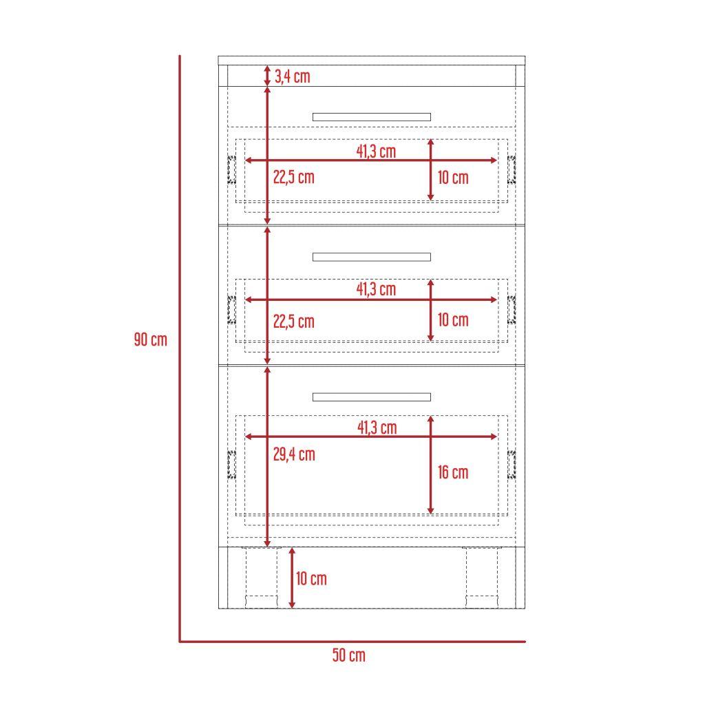 Gabinete Inferior Manchester Blanco 50 Cm