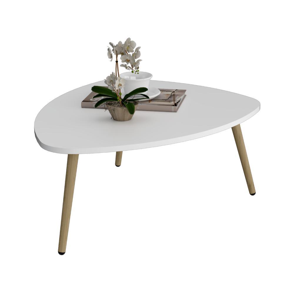 Mesa De Centro Baja Doreya Blanco