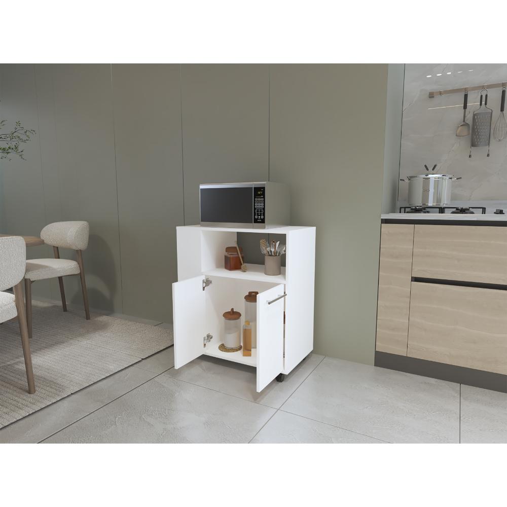 Mesa Auxiliar De Cocina Erdlon Blanco