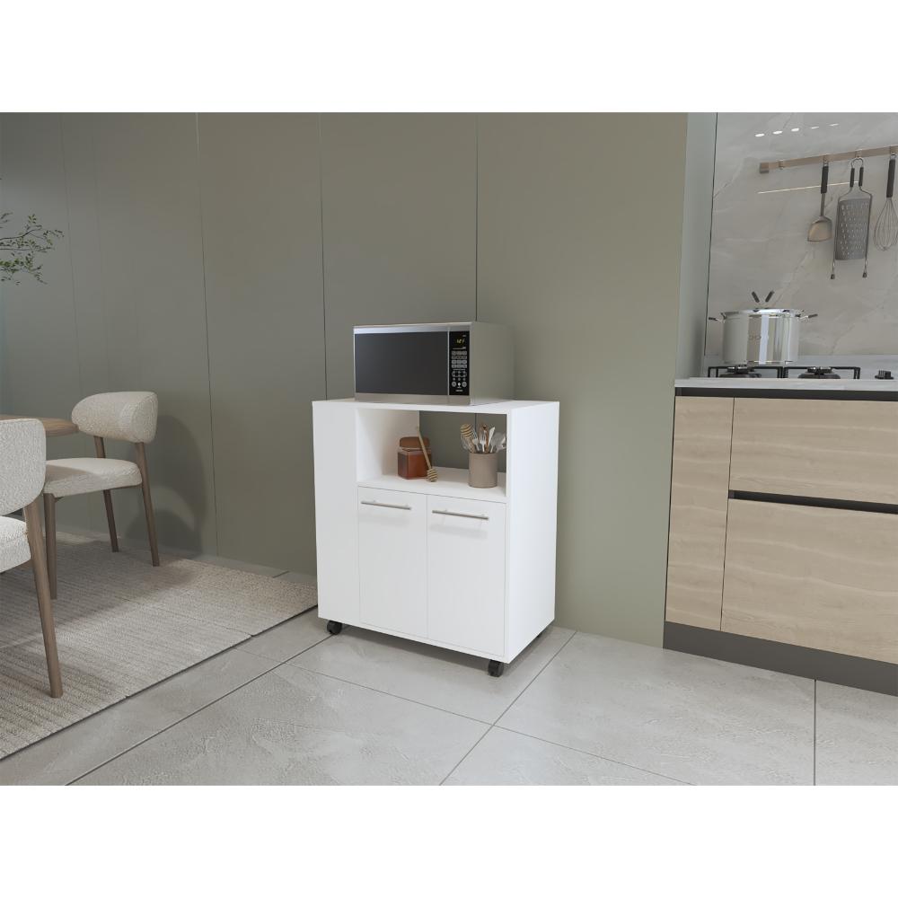 Mesa Auxiliar De Cocina Erdlon Blanco
