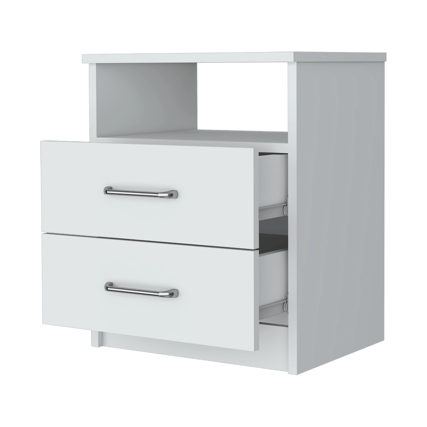 Mesa De Noche Shelf Blanco