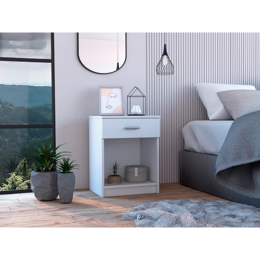 Mesa De Noche Player Eco Blanco