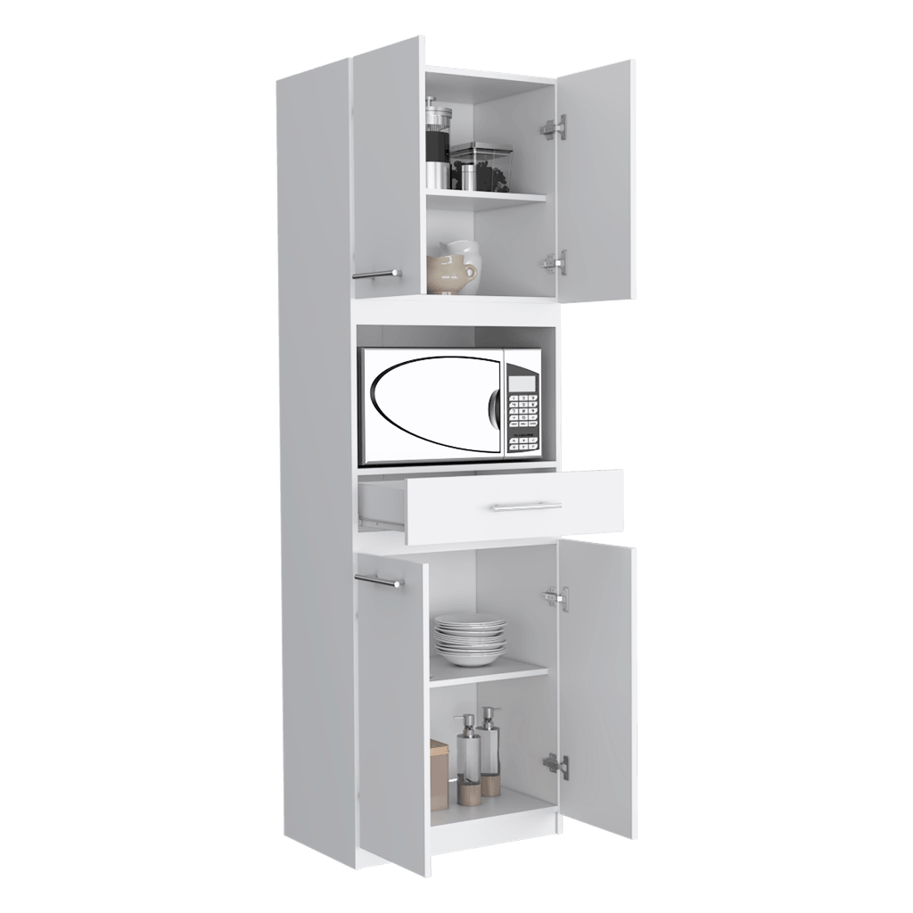 Auxiliar Microondas Alto Velmora Blanco