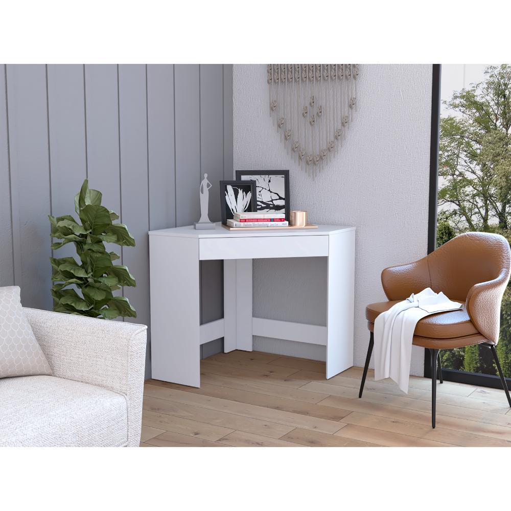 Escritorio Esquinero Amity Blanco