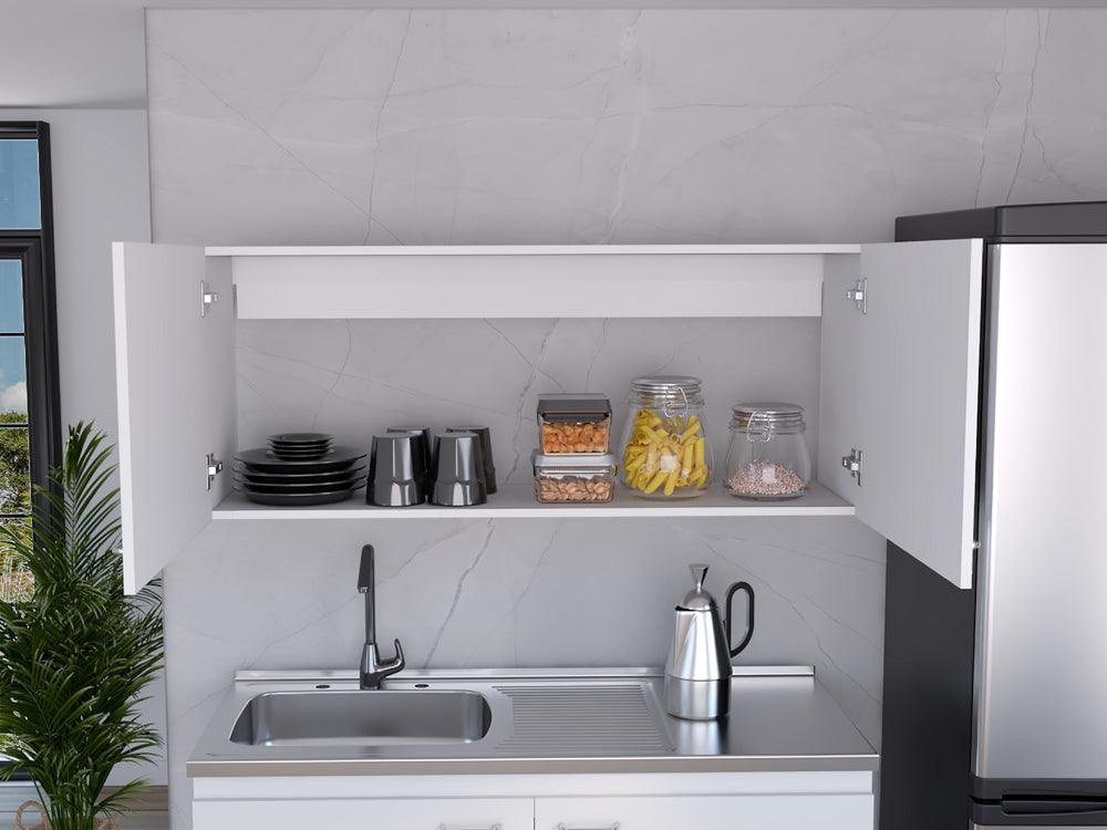 Mueble Superior Cocina Shelf Blanco 120 Cm