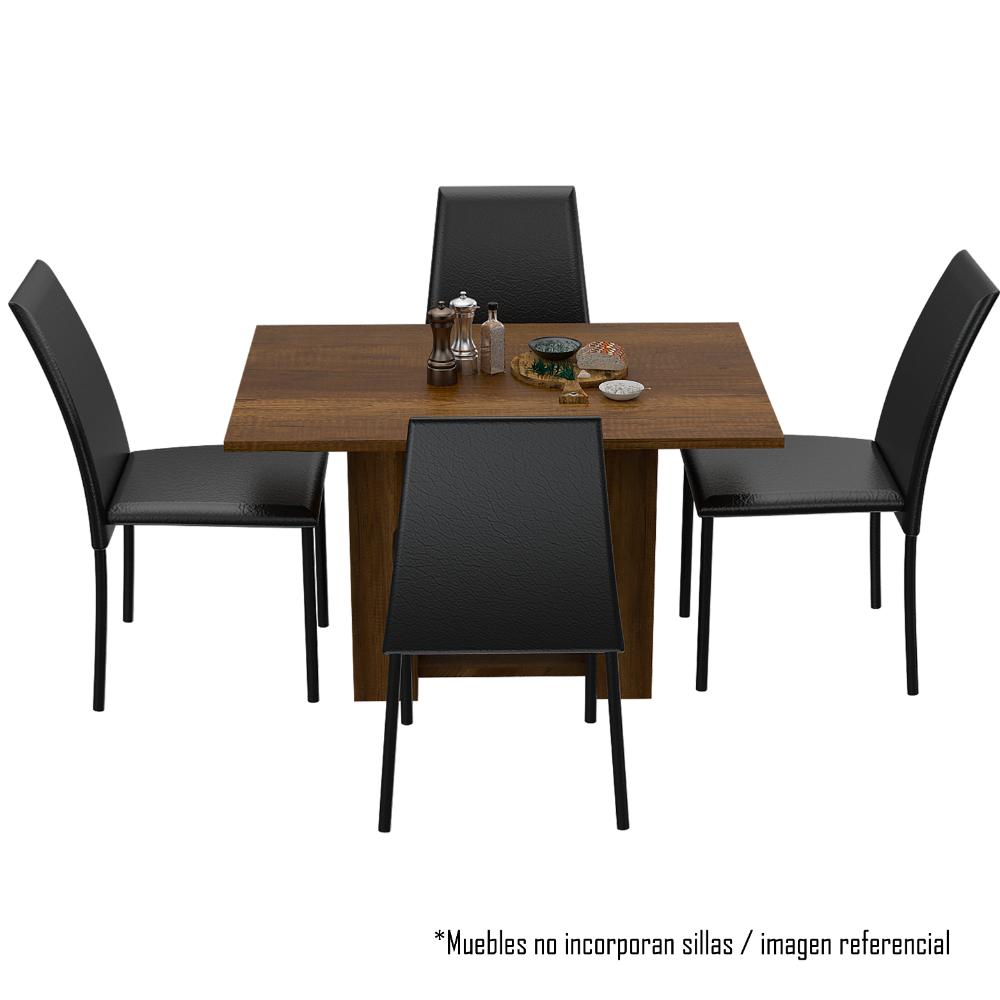 Mesa De Comedor Volina Caramelo 4 Puestos