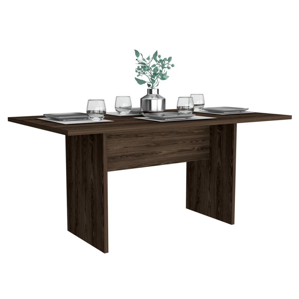 Mesa De Comedor Veluna Coñac 6 Puestos