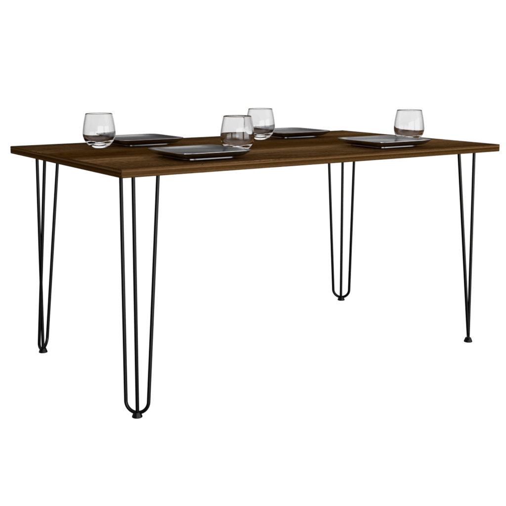 Mesa De Comedor Vamira Caramelo 6 Puestos