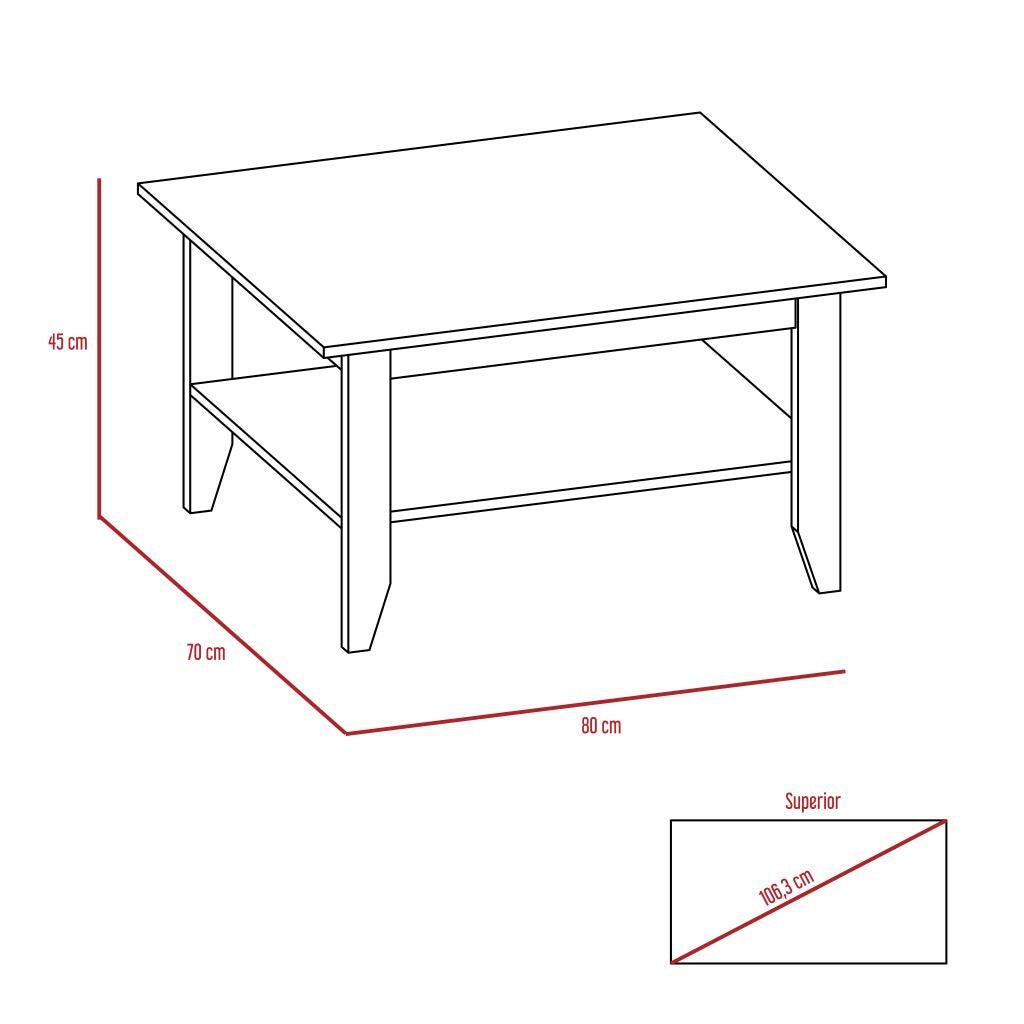 Mesa De Centro Denari Rovere