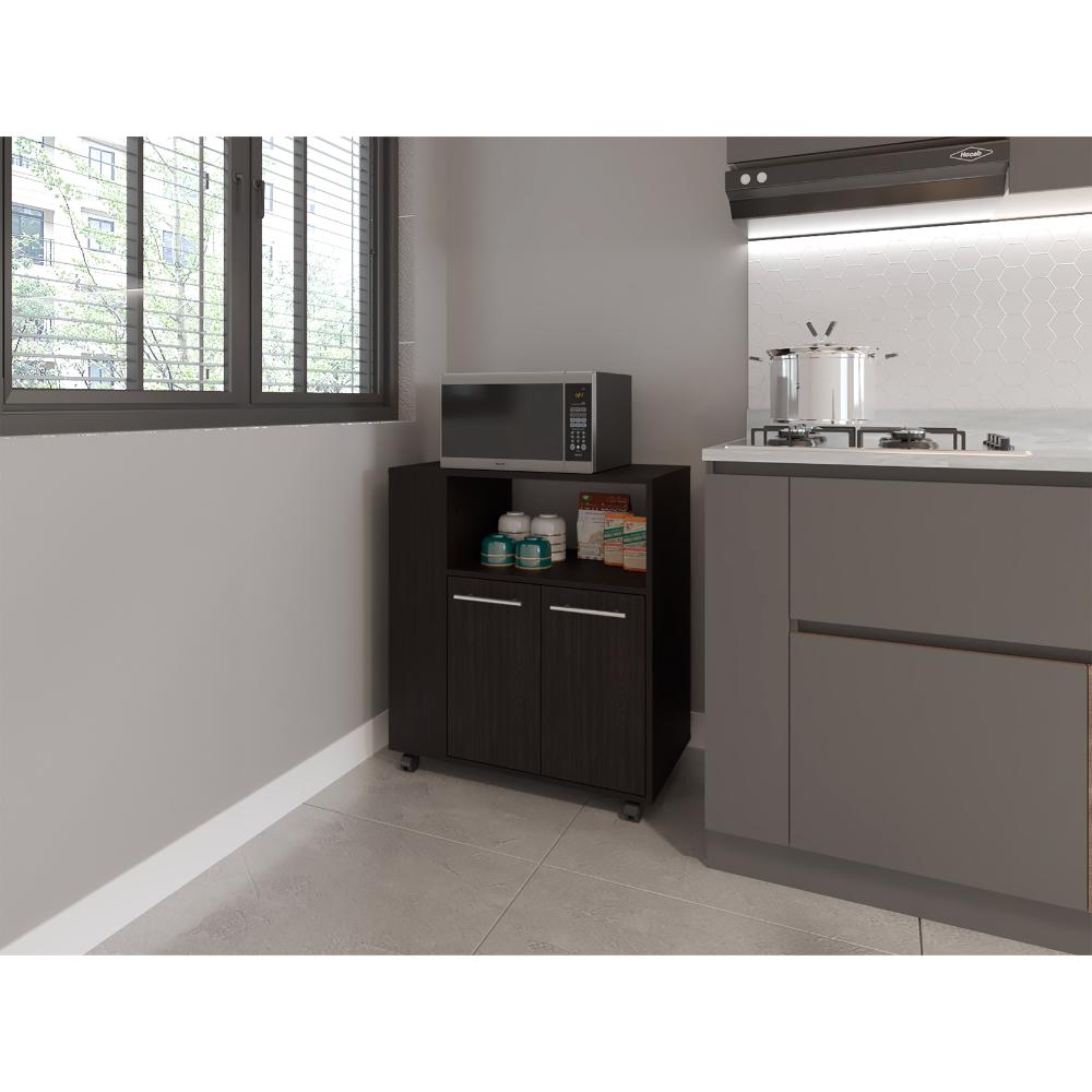 Mesa Auxiliar De Cocina Erdlon Wengue