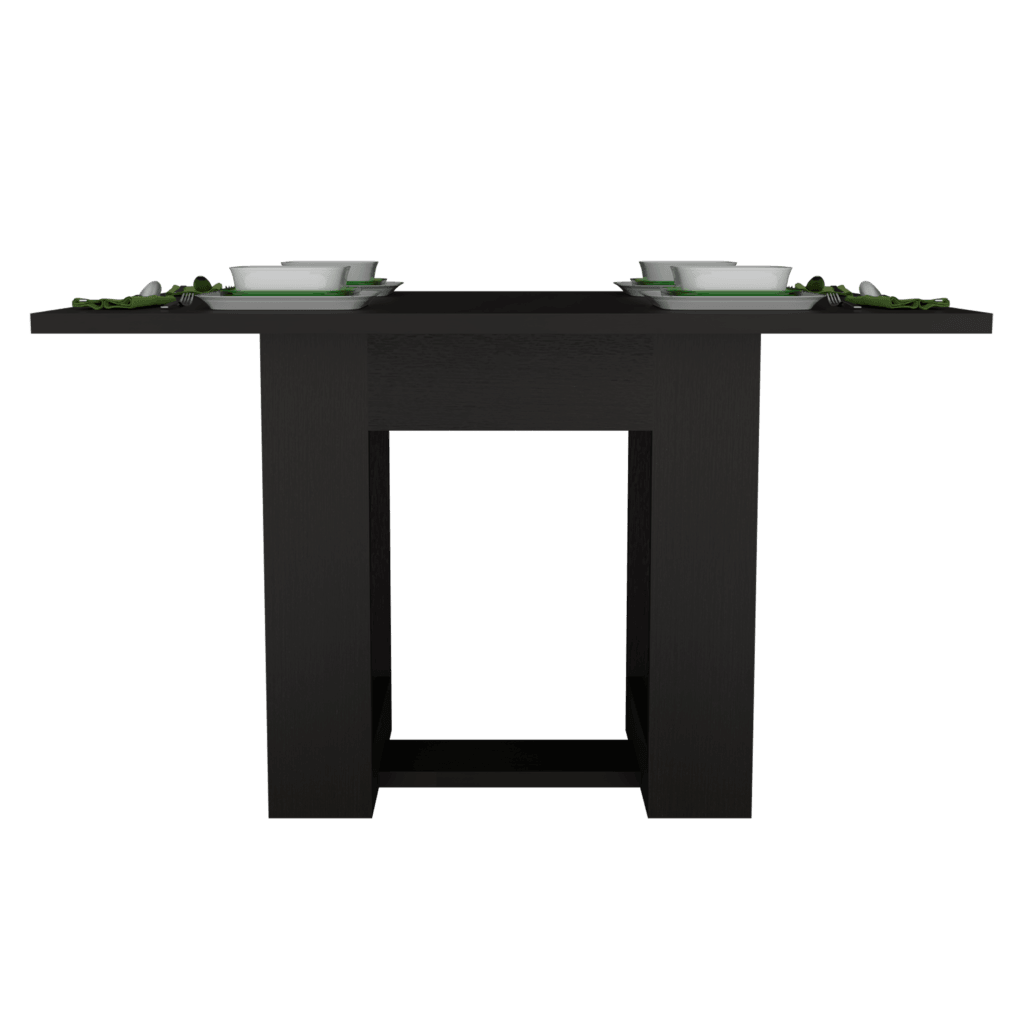 Mesa De Comedor Volina Wengue 4 Puestos