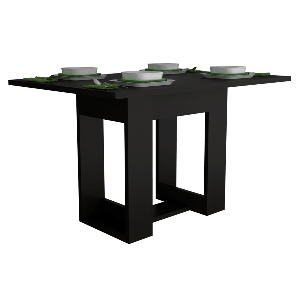 Mesa De Comedor Volina Wengue 4 Puestos