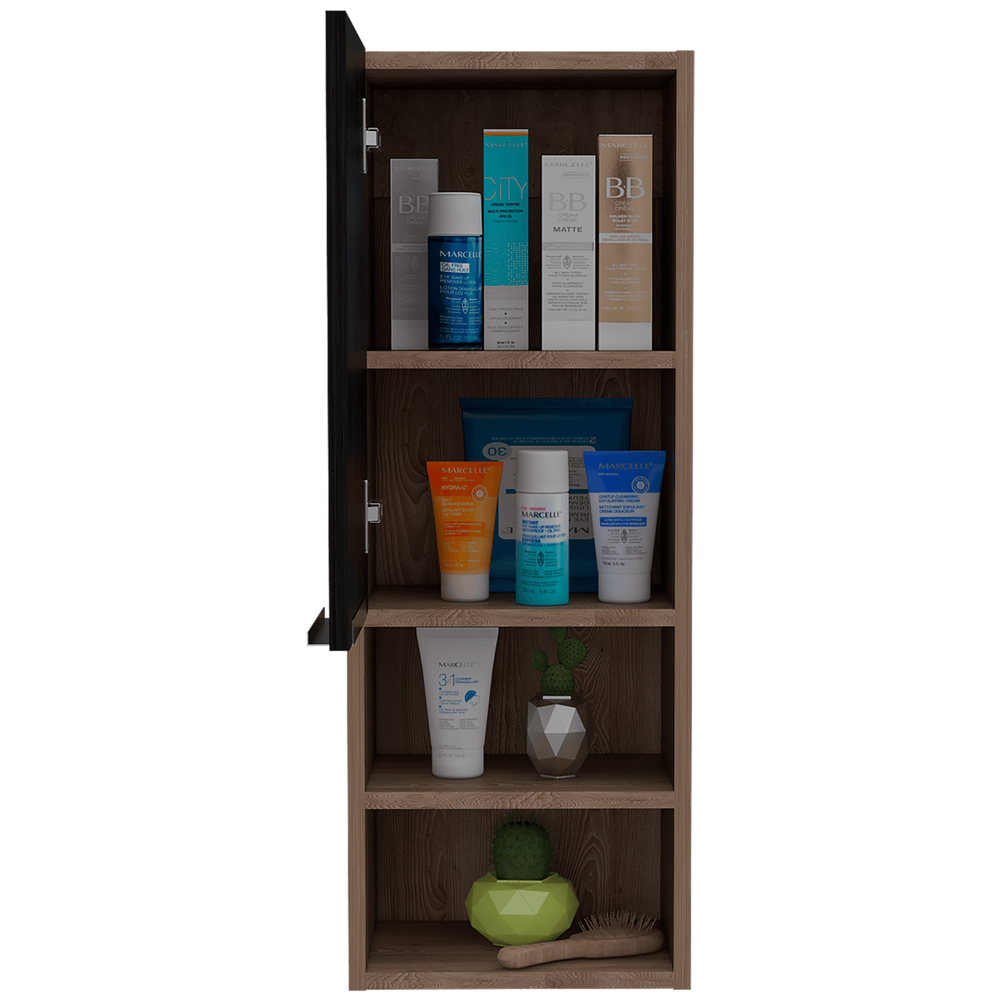 Gabinete De Baño Elaren Miel Y Plomo