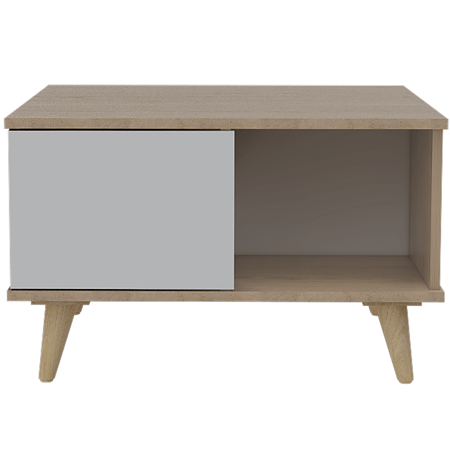 Mesa De Centro Topacio Rovere Y Blanco