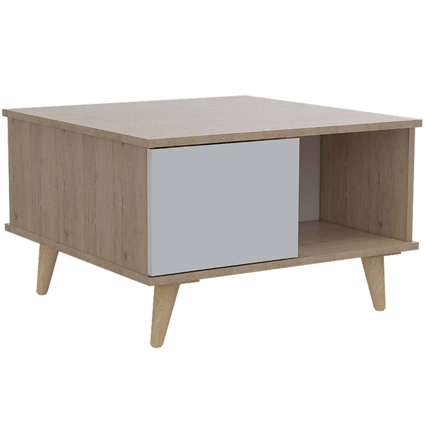 Mesa De Centro Topacio Rovere Y Blanco