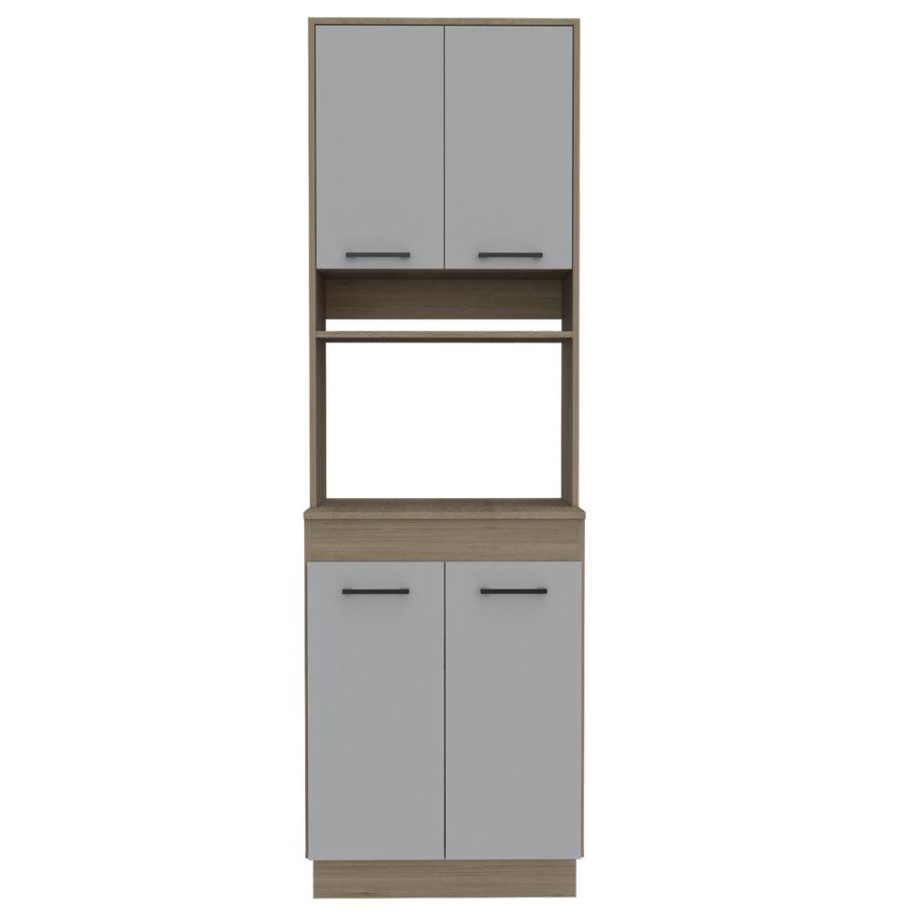 Modulo Microondas Galichia Rovere Y Blanco