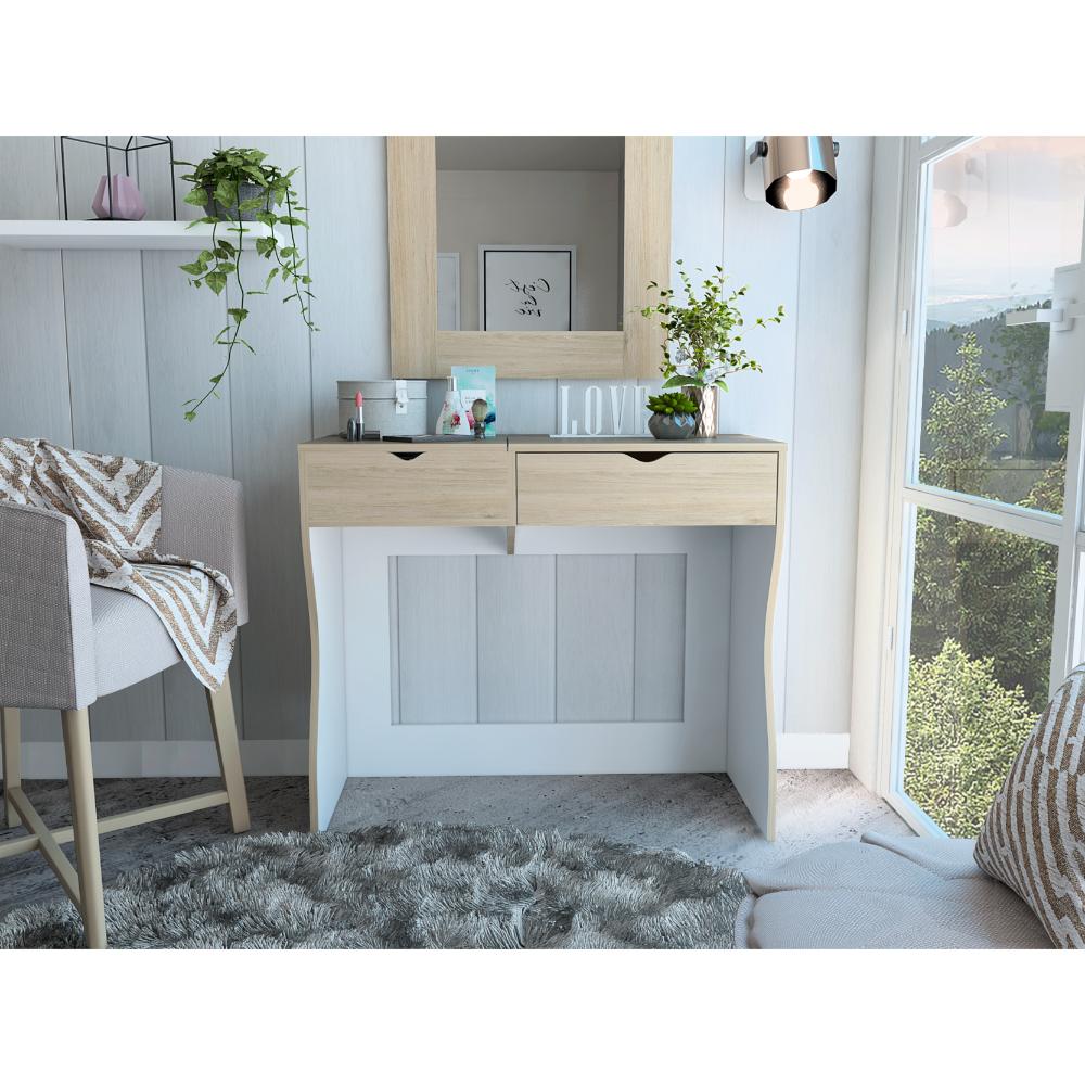 Mueble Tocador Kylian Rovere Y Blanco
