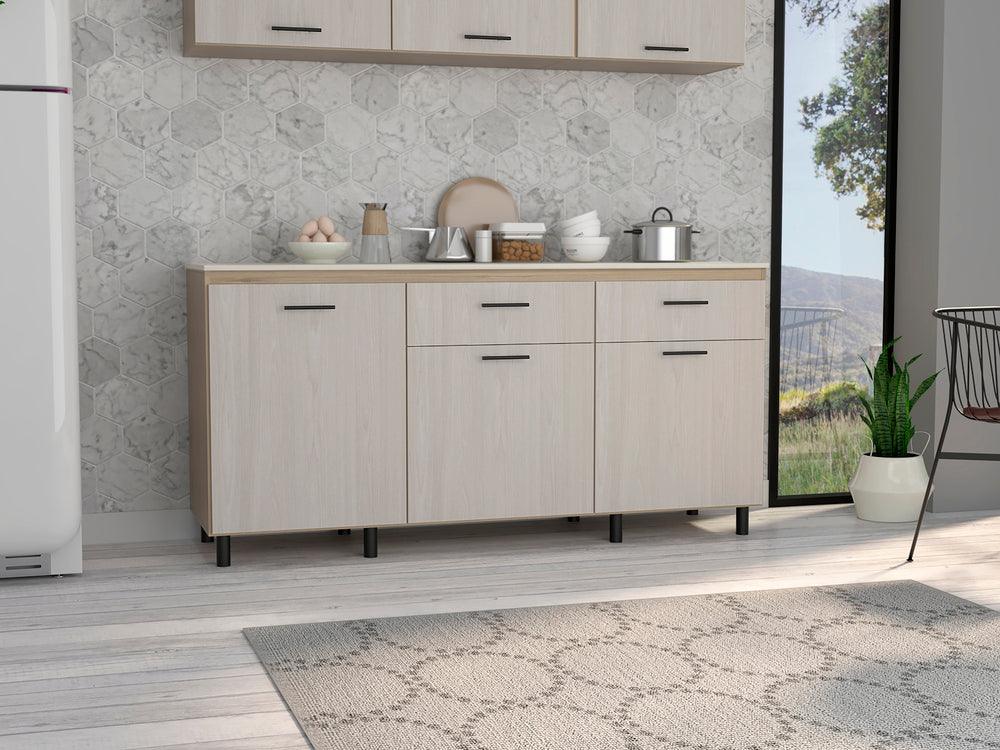 Modulo Inferior Cocina Vionel Rovere Niebla 180 Cm