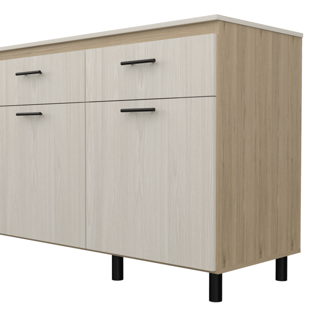 Modulo Inferior Cocina Vionel Rovere Niebla 180 Cm