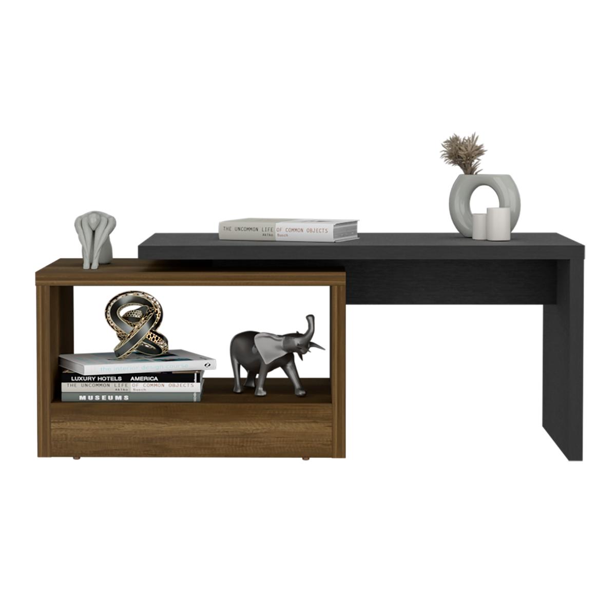 Mesa De Centro Okria Wengue Y Coñac
