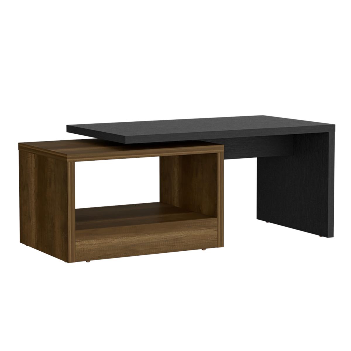 Mesa De Centro Okria Wengue Y Coñac