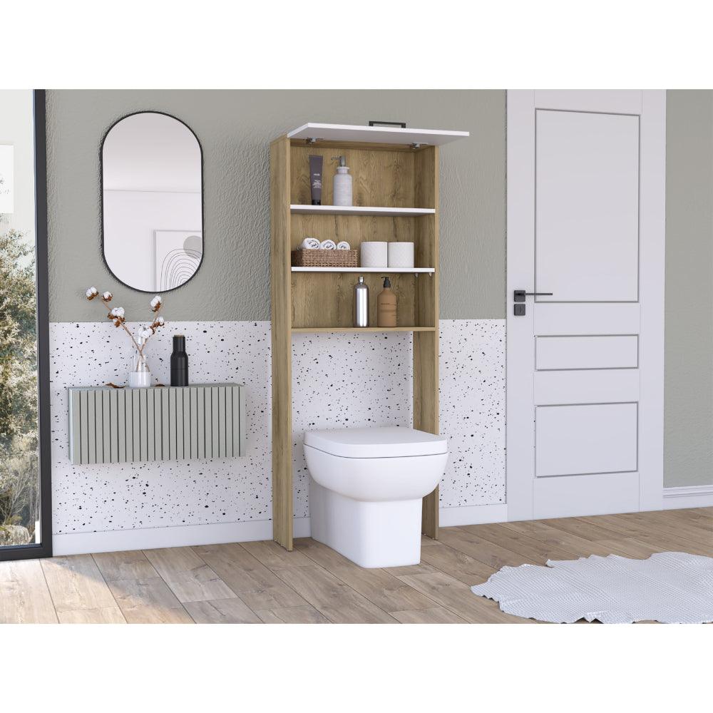 Gabinete De Baño Orvina Duna Y Blanco