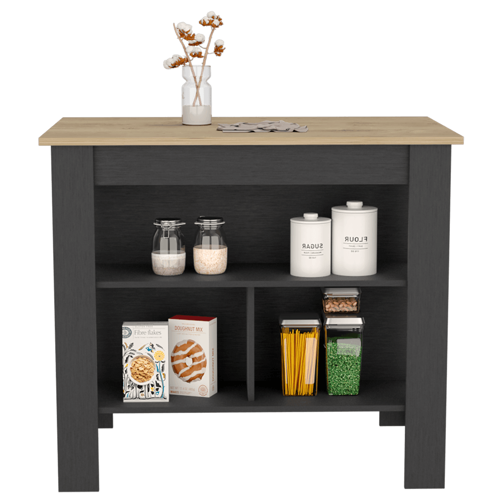 Barra De Cocina Serima Wengue Y Macadamia M