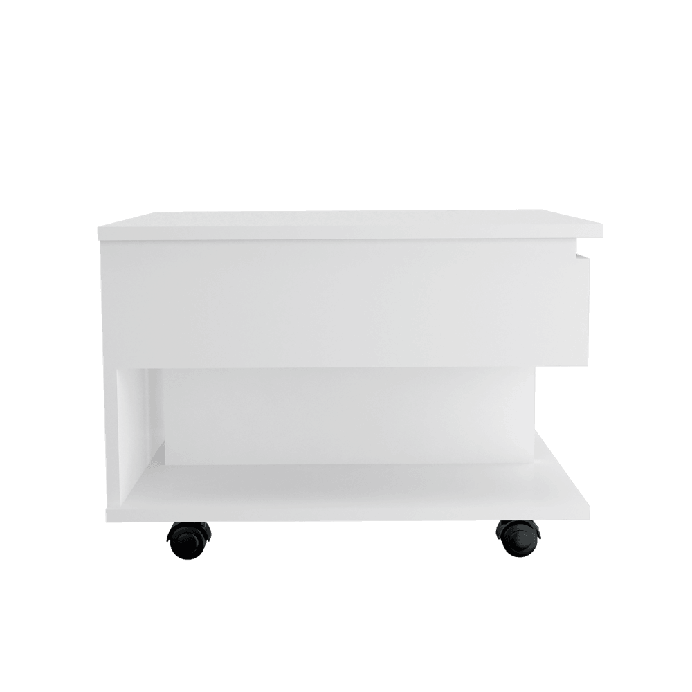 Mesa De Centro Arelva Lift Top Blanco