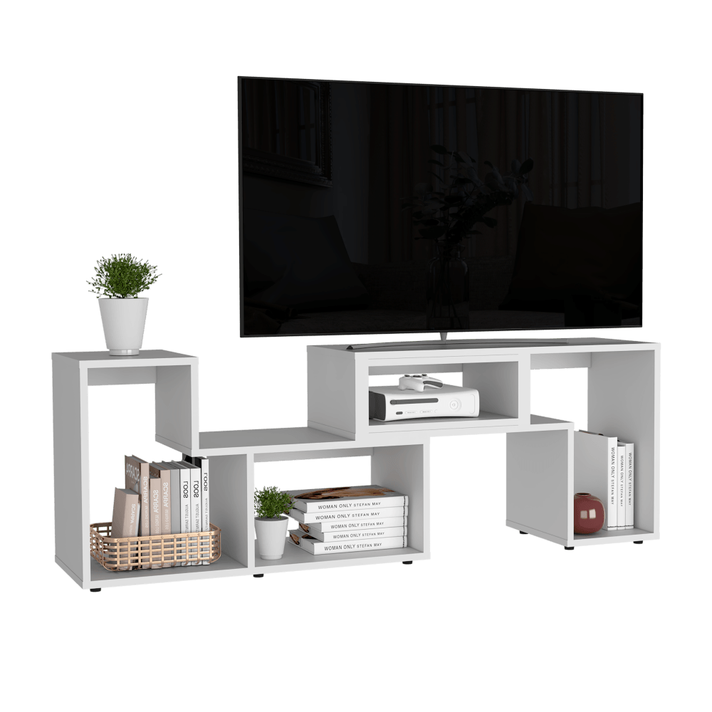 Mesa Para Tv Veluna Blanco Para Tv De 50"