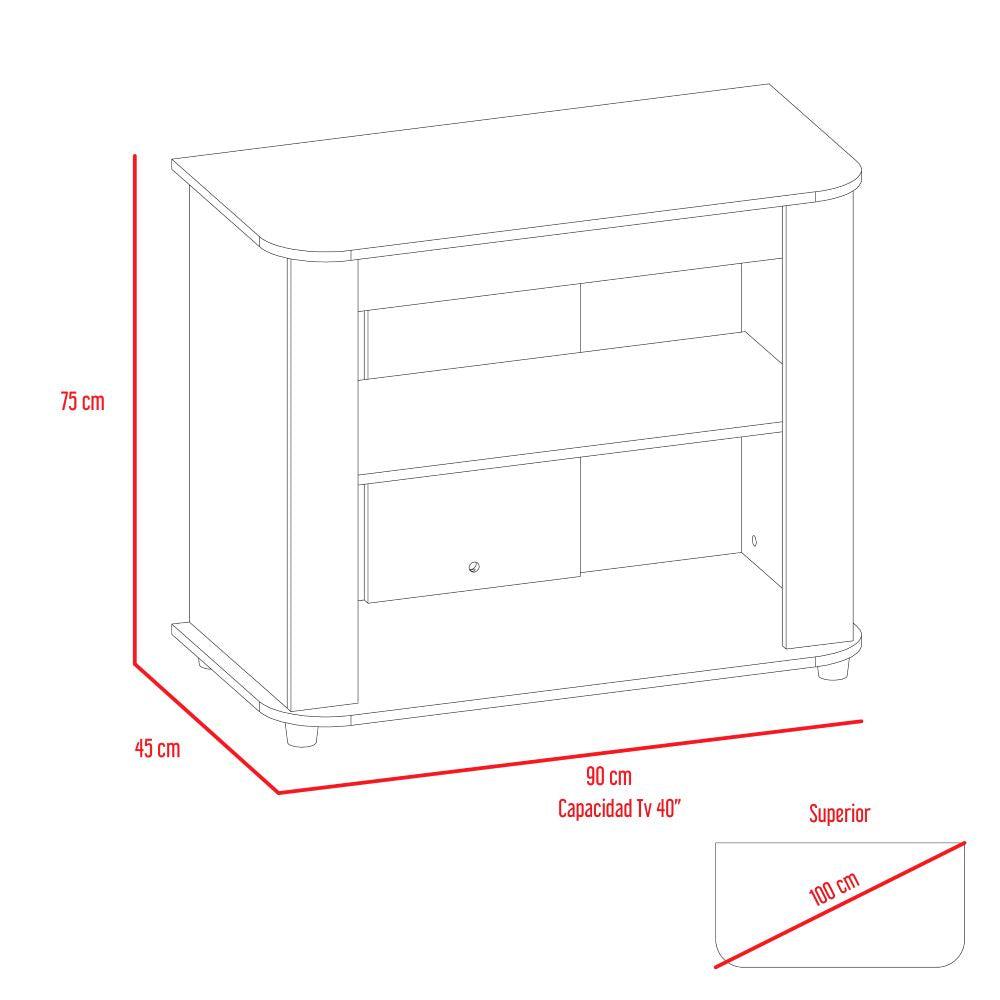 Rack Para Tv Zeveny Coñac
