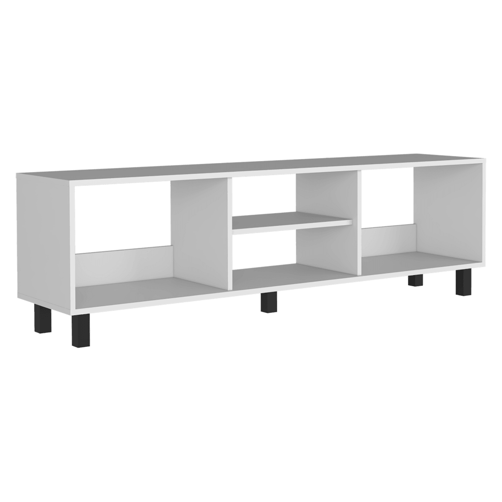 Rack Para Tv Lureon 160 Blanco Hasta 70"