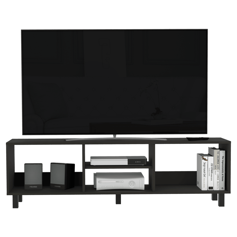 Mesa Para Tv Lureon Wengue Para Tv De 70"