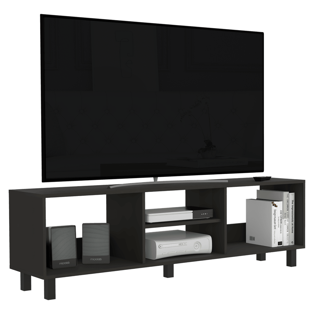 Mesa Para Tv Lureon Wengue Para Tv De 70"