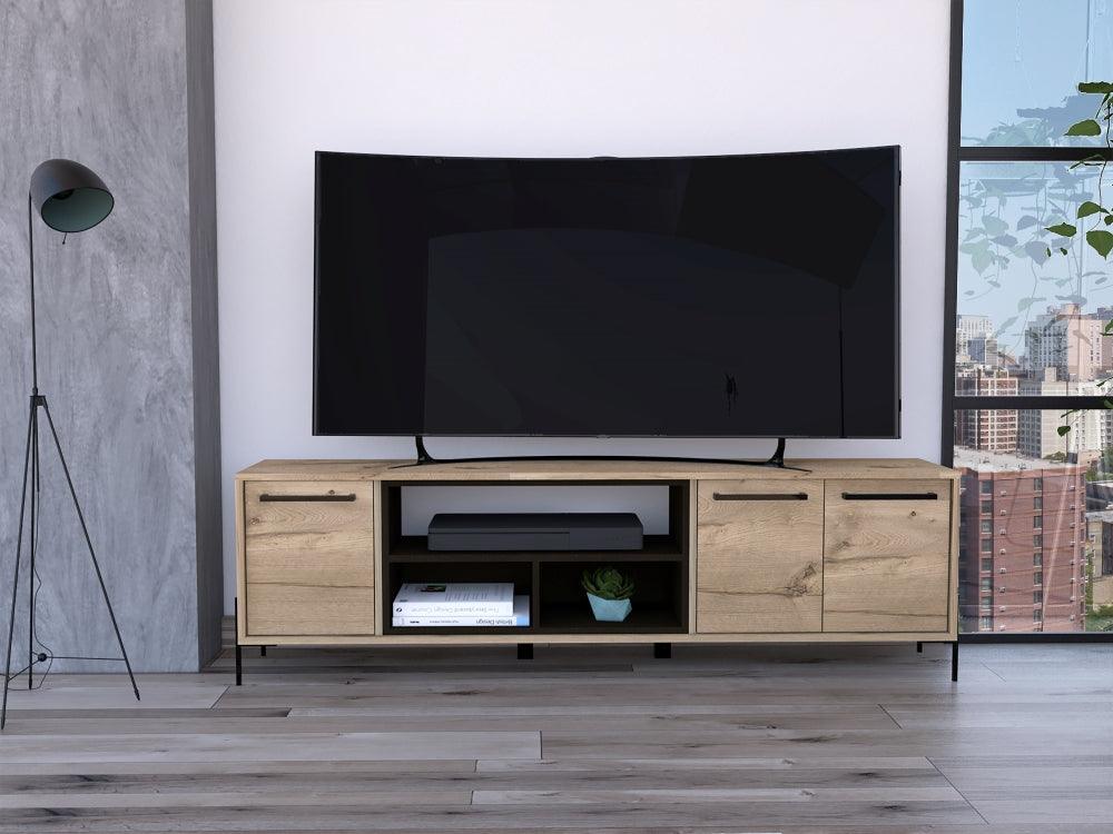Rack Para Tv Zalune Duna Wengue Para Tv De 65"