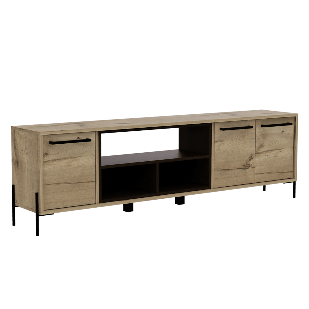Rack Para Tv Zalune Duna Wengue Para Tv De 65"