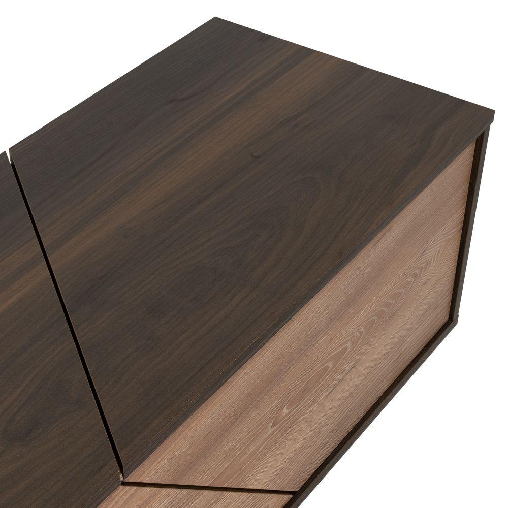 Mesa De Centro Fenari Caoba Y Miel