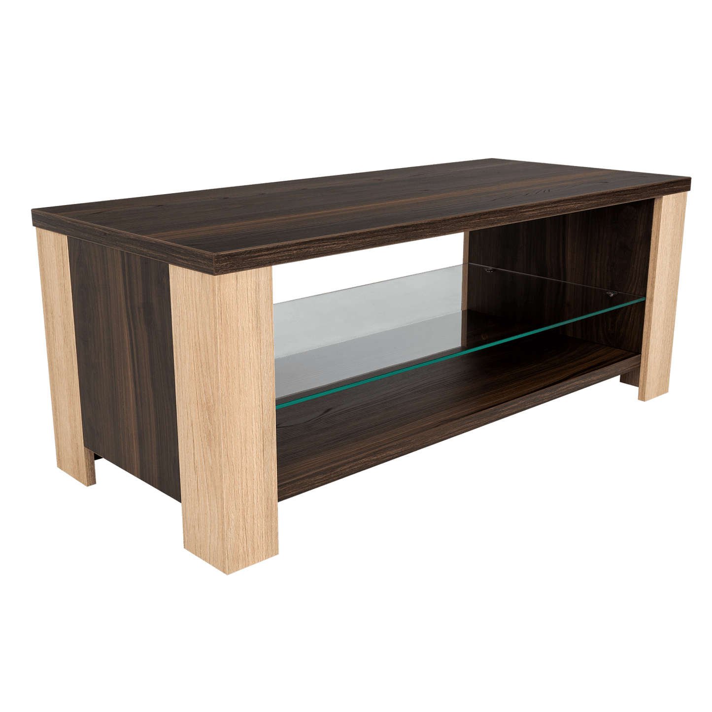 Mesa De Centro Thinka Habano Y Rovere