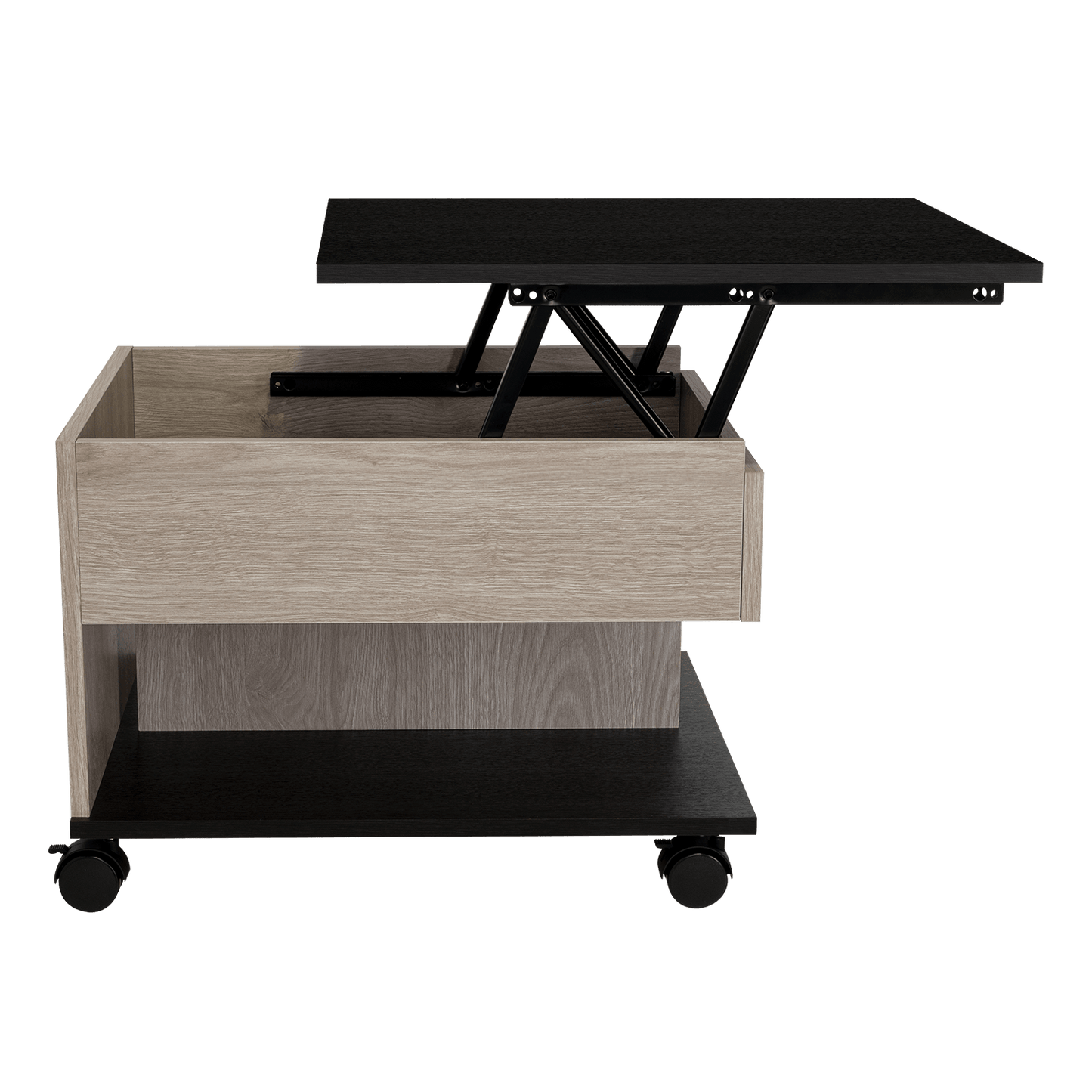 Mesa Funcional Denure 5G-1 Ceniza + Wengue