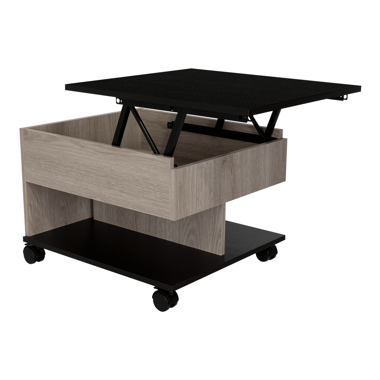 Mesa Funcional Denure 5G-1 Ceniza + Wengue