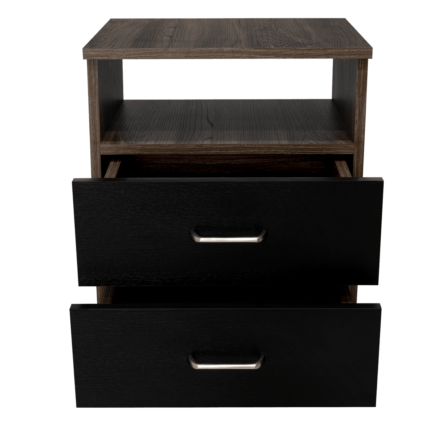 Mesa De Noche Shelf Siena + Wengue