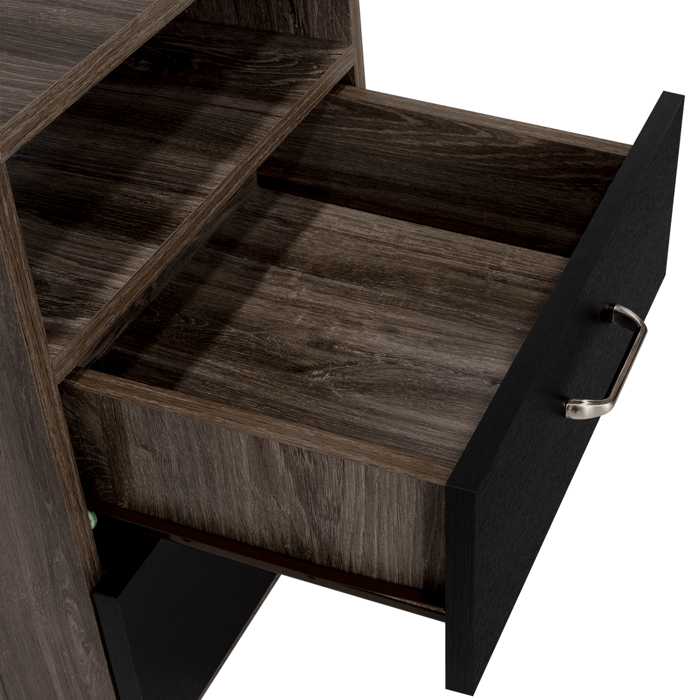 Mesa De Noche Shelf Siena + Wengue