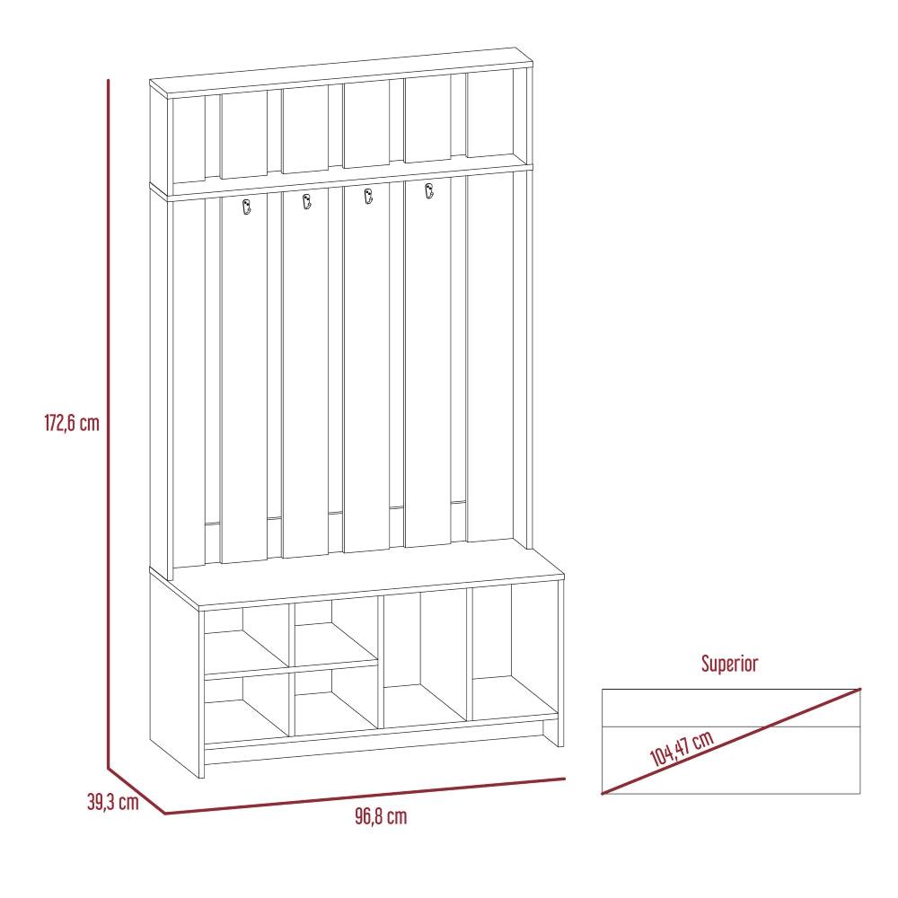 Mueble Recibidor Veluna Coñac