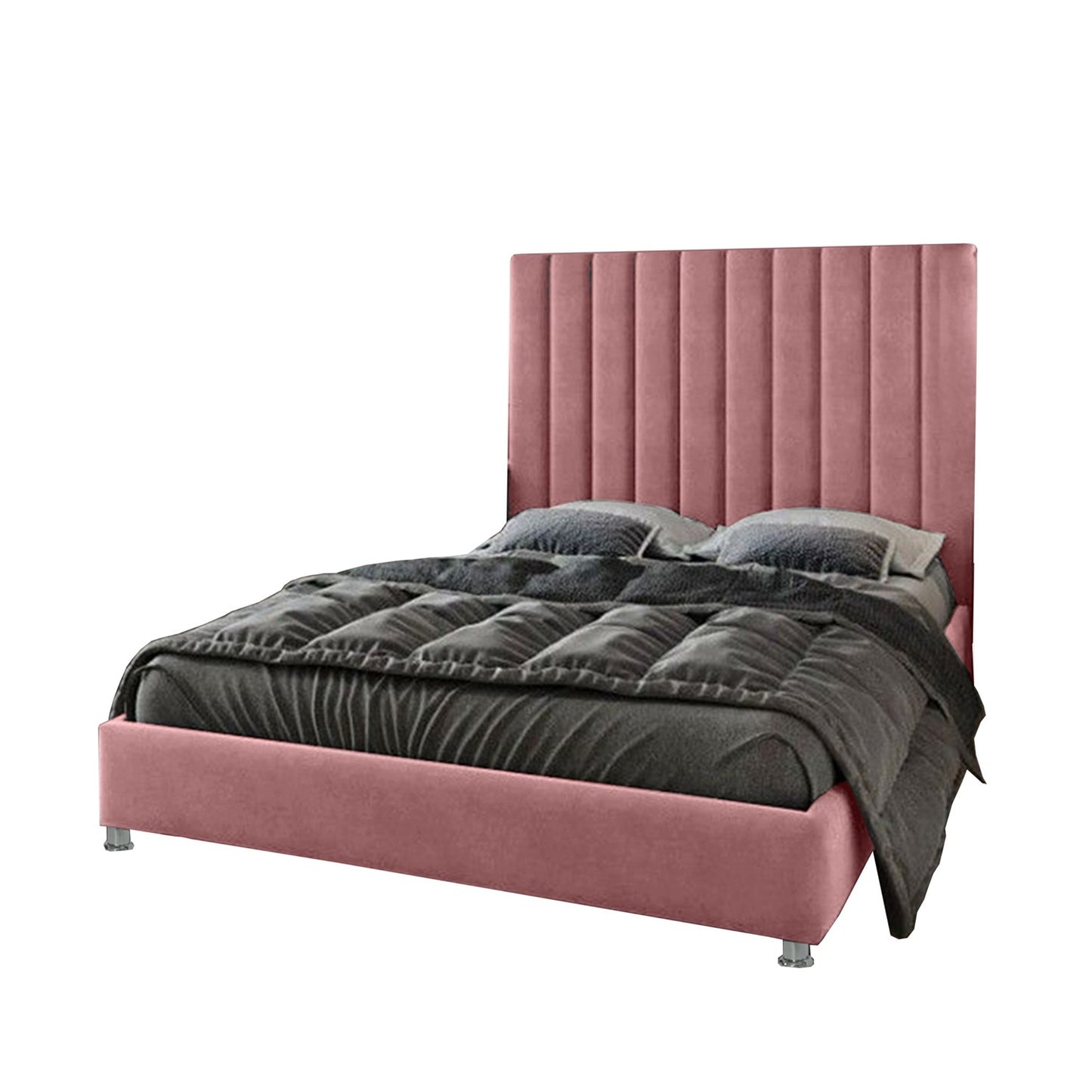 Espaldar de Cama Doble Natura 140x150x10 salmon