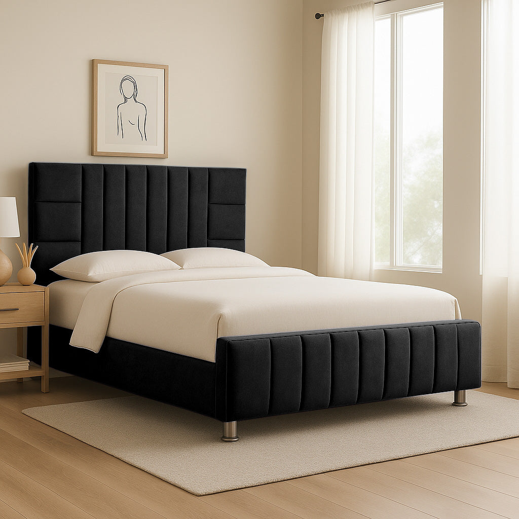 Cama Queen Fiora Negro