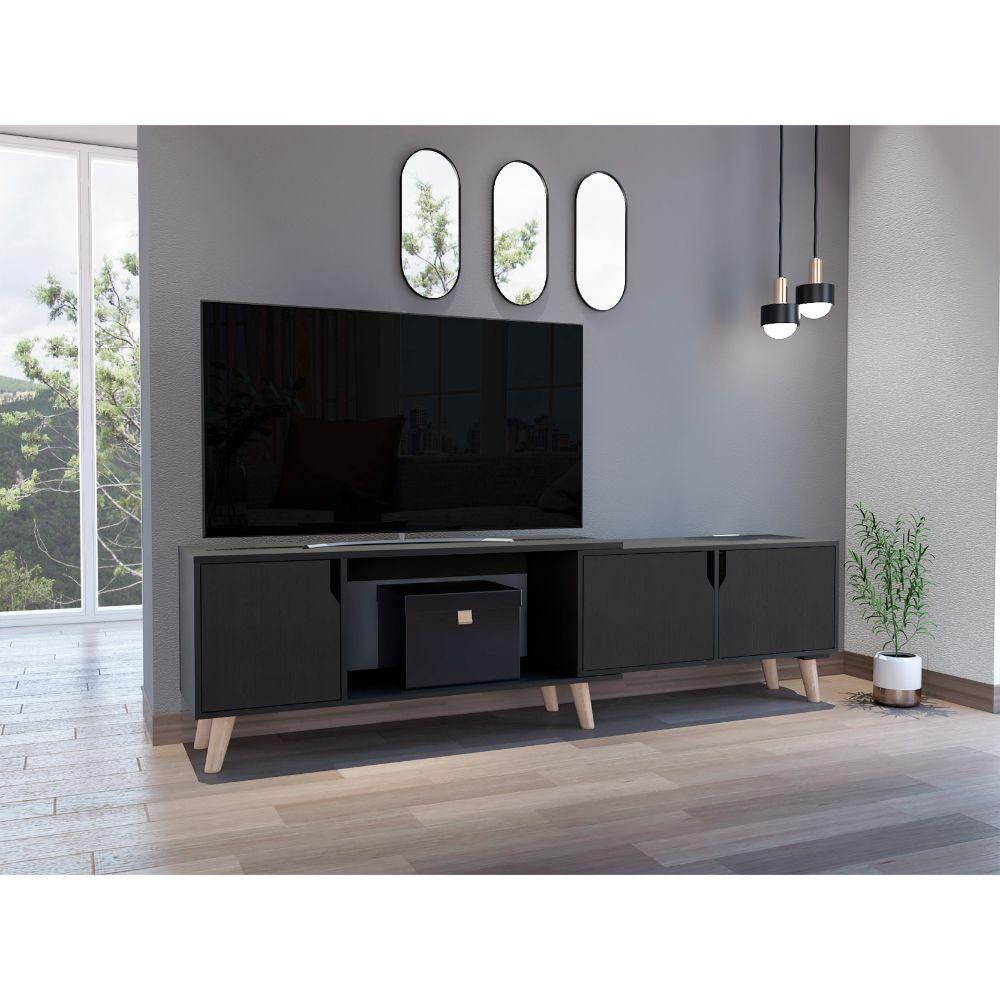 Mesa Para Tv Ornari Wengue Para Tv De 50"