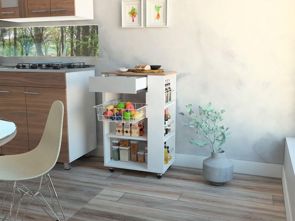 Organizador De Cocina Orilán Blanco Y Duna